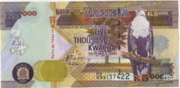 Zambia 5000 Kwacha (P45d) 2008 Sign 12 -UNC- - Zambia