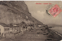 Gibraltar Catalan Bay P. Used  1907 - Gibraltar