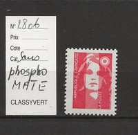 TIMBRE DE FRANCE VARIETE YVERT N° 2806 C - Unused Stamps