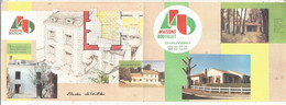 Publicité , Maisons BOUTILLET, 86 , CHAUVIGNY , Carte Postale Réponse , 4 Pages , 2 Scans - Advertising