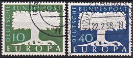 BUND 1957 MiNr 268 Und 269 EUROPA Gestempelt Obl. Used - Gebruikt