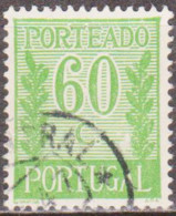 PORTUGAL  (PORTEADO) - 1940.   Valor Ladeado De Ramos.  60 C.  D. 14  (o)   MUNDIFIL   Nº 60 - Usati