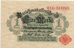 GERMANIA-1 MARK 1914 -Wor:P-51, Ros:R-51 - Darlehenskassenschein, State  - UNC - Otros & Sin Clasificación