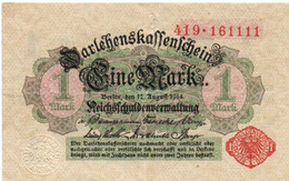 GERMANIA-1 MARK 1914 -Wor:P-51, Ros:R-51c - Darlehenskassenschein, State  - XF - Otros & Sin Clasificación