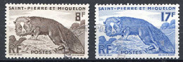 SAINT PIERRE Et MIQUELON < N° 345-346 Ø Oblitéré Used Ø Cote 4.50 € < RENARD ARGENTÉ - Gebruikt