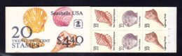 ETATS-UNIS 1985 - Carnet Yvert C 1579 - Scott #2121a - NEUF** MNH - Coquillages, Seashells - 1981-...