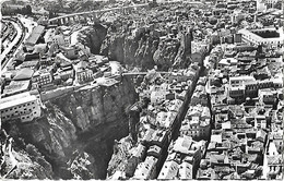 Algérie - CPSM - CONSTANTINE - Vue Générale Et Rue Clémenceau - Constantine