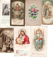 Lot De 23 Cartes Religieuses . Recto / Verso - Andachtsbilder