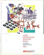 CATAOLOGO CARTE TELEFONICHE TELECOM ITALIA RIEPILOGATIVO 1995 - Books & CDs