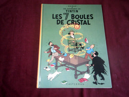 HERGE  / LES AVENTURES DE TINTIN  °  LES 7 BOULES DE CRISTAL  (1983 ) - Hergé