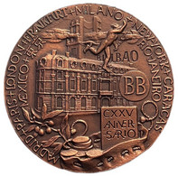 ESPAÑA. MEDALLA F.N.M.T. 125 ANIVERSARIO BANCO DE BILBAO. 1.982. CON ESTUCHE ORIGINAL - Professionals/Firms