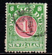 NUOVA ZELANDA - 1904 - NUMERAL - POSTAGE DUE STAMPS - USATO - Timbres-taxe