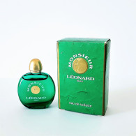 Miniatures De Parfum   MONSIEUR LEONARD De  LEONARD  EDT  5  Ml  + BOITE - Miniaturen Herrendüfte (mit Verpackung)