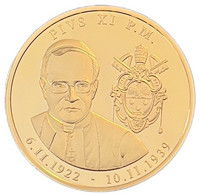 VATICANO. MEDALLA DEDICADA AL PAPA PÍO XI - Royaux / De Noblesse