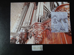 FRANCE 2022 1,65 EURO TRÉSORS DE NOTRE-DAME LES GRANDES ORGUES OBLITÉRATION 1ER JOUR 15.04.2022  SUR CARTE POSTALE FDC - 2020-…