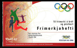 1996 Olympic Games Michel IS 852MH Stanley Gibbons IS SB27 Facit IS H33 Xx MNH - Markenheftchen