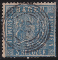 Baden   .    Michel   .   10    .   O     .   Gestempelt   .   /    .   Cancelled - Used