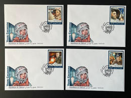 Djibouti Dschibuti 2016 Mi. 1189 - 1193 FDC 1er Jour Youri Gagarine Yuri Gagarin Space Espace Raumfahrt - Djibouti (1977-...)