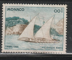 MONACO 191 // YVERT 56 (TAXE) // 1960 - Fiscales