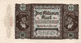 GERMANIA 2000000 MARK 1923 - Wor:P-89a.1, Ros:R-89a XF++ - 2 Millionen Mark