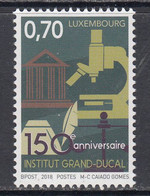 2018 Luxembourg Institute Education Microscope Science  Complete Set Of 1 MNH @ Below Face Value - Ongebruikt