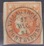 1860 Isabel II  VILLAGARCIA Pontevedra - Usati