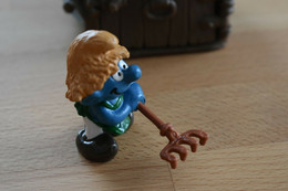 Schtroumpf, Smurf, Pitufo, Puffo, Schlumpf -paysan, Râteau - N° 20138 - Figurine In Plastica