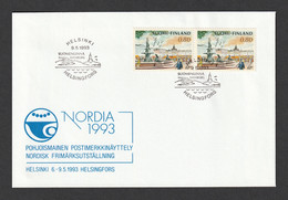 FINLAND 1993 NORDIA 1993 Exhibition: Exhibition Cover CANCELLED - Covers & Documents