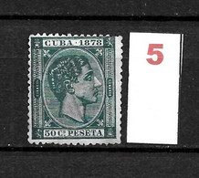 LOTE 2173  /// CUBA 1878  EDIFIL Nº: 48 NSG  ¡¡¡ OFERTA - LIQUIDATION - JE LIQUIDE !!! - Cuba (1874-1898)