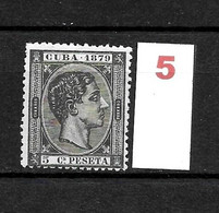 LOTE 2173  /// CUBA 1879  EDIFIL Nº: 50  // CATALOG.COTE: 1,10€  ¡¡¡ OFERTA - LIQUIDATION - JE LIQUIDE !!! - Cuba (1874-1898)