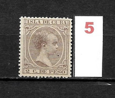 LOTE 2173  /// CUBA 1896  EDIFIL Nº: 125 NSG  ¡¡¡ OFERTA - LIQUIDATION - JE LIQUIDE !!! - Cuba (1874-1898)