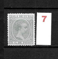 LOTE 2173  /// CUBA 1891  EDIFIL Nº: 127 NSG  ¡¡¡ OFERTA - LIQUIDATION - JE LIQUIDE !!! - Cuba (1874-1898)