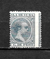 LOTE 2173  /// CUBA 1896  EDIFIL Nº: 149 NSG DESCENTRADO  ¡¡¡ OFERTA - LIQUIDATION - JE LIQUIDE !!! - Cuba (1874-1898)