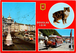 (3 H 26) Isle Of Man (posted To Australia 1995) - Douglas & Manx Cat - Isle Of Man