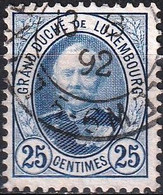 Luxembourg 1891 - Mi  60D - YT 62 ( Grand Duke Adolf ) Perf. 12 ½ - 1891 Adolphe Voorzijde