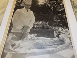 PHOTO RESTAURANT L OASIS CHEF LOUIS OUTHIER 1970 - Non Classés