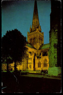 Chichester The Cathedral Floodlit 1969 - Chichester