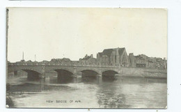 Scotland   Postcard  Rp Unused Ayr New Bridge - Ayrshire
