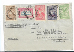 Arg198 / ARGENTINIEN - Zeppelin - 2. Südamerikafahrt, Rückfahrt Nach Deutschland, Ankunft Friedrichshafen 13.4.32 - Cartas & Documentos