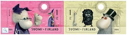 Finland 2015 Europa CEPT Vintage Toys Moomin Trolls Strip Of 2 Stamps Mint - Ongebruikt