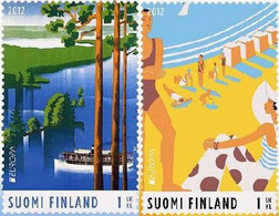 Finland 2012 Europa CEPT Visit To Finland Strip Of 2 Stamps Mint - Ungebraucht