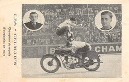 ¤¤  -  Les Artistes " LES CELMAR'S "  Champion Du Monde D'acrobatie En Moto  -  Motards, Spectacle      -   ¤¤ - Motos