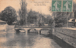 SOREL-MOUSSEL (Eure-et-Loir) - Le Pont Sur L'Eure - Vue Prise De L'Usine - Attelages De Chevaux - Sorel-Moussel