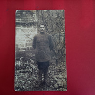 CARTE PHOTO LIEU A IDENTIFIER WURZBURG ALLEMAGNE PRISONNIER DE GUERRE 1917 - Guerre 1914-18