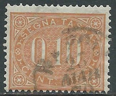 1869 REGNO SEGNATASSE USATO 10 CENT - RF28 - Taxe