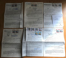 Italia/Italy/Italie: Lotto Di 6 Documenti Postali, Lot Of 6 Postal Documents. Loto Di 6 Documents Postaux - Lotti E Collezioni