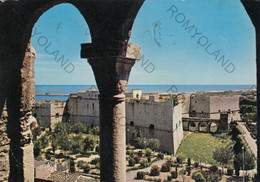 CARTOLINA  BARLETTA,PUGLIA,CASTELLO SVEVO,BELLA ITALIA,MEMORIA,STORIA,CULTURA,RELIGIONE,IMPERO ROMANO,VIAGGIATA 1968 - Barletta