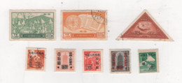 8 TIMBRES DE CHINE NEUFS ET OBLITERES DE 1951 - Sonstige & Ohne Zuordnung