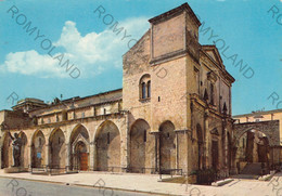 CARTOLINA  BARLETTA,PUGLIA,BASILICA DEL S.SEPOLCRO,BELLA ITALIA,STORIA,CULTURA,RELIGIONE,IMPERO ROMANO,VIAGGIATA 1966 - Barletta