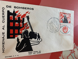 Stamp Cover From Hong Kong Fire-fighter FDC - Unused Stamps